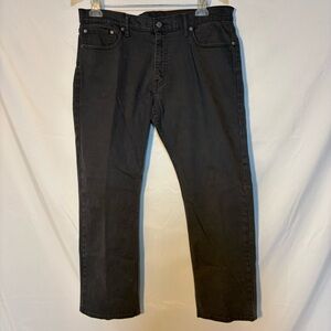 Levi’s 514 Straight Fit Jeans Men’s 36x32 Black Stretch Denim